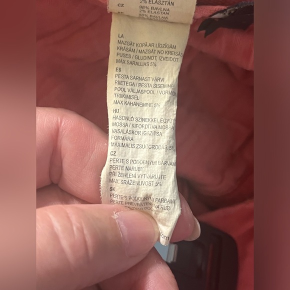 Everyday Hero Lindbergh stretchquality dark coral colored size 32-34 jeans. EUC. - Picture 15 of 15